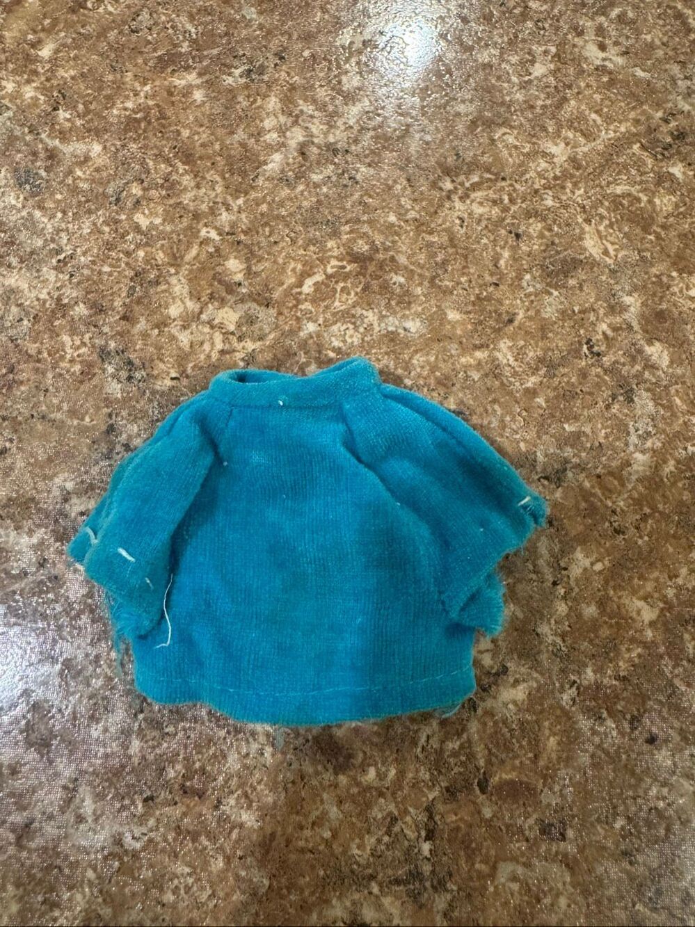 Vintage 1970 Skipper Triple Treat #1748 Turquoise Velvet Jacket TLC